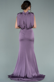 Lavendel Abendkleid Satin Lang ABU2133