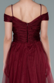 Abendkleid Lang Weinrot ABU2336
