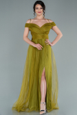 Abendkleid Lang Pistaziengrün ABU2336