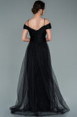 Abendkleid Lang Schwarz ABU2336