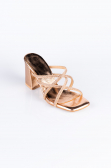 Abendschuhe mit Absatz Gespiegelt Rosa AB1074