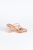 Abendschuhe mit Absatz Gespiegelt Rosa AB1074
