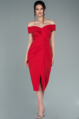 Partykleid Midi Rot ABK1393