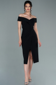 Partykleid Midi Schwarz ABK1393