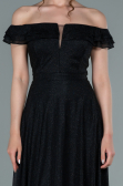 Abendkleid Lang Schwarz ABU2351
