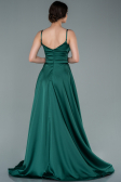 Grün Abendkleid Satin Lang ABU1601