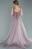 Designer Abendkleid Lang Altrosa ABU2377