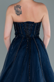 Designer Abendkleid Lang Marineblau ABU2378