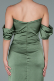 Partykleid Midi Satin Khaki ABK1404
