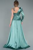 Minzgrün Abendkleid Satin Lang ABU1715