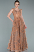 Abendkleid Lang Gold ABU2418