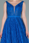 Abendkleid Lang Sächsischblau ABU2418