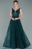 Abendkleid Lang Smaragdgrün ABU2418