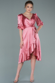 Partykleid Midi Satin Zwiebelschale ABK1409