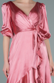 Partykleid Midi Satin Zwiebelschale ABK1409
