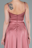 Zwiebelschale Abendkleid Satin Lang ABU1601