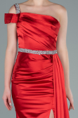 Abendkleid Lang Satin Rot ABU2363