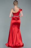 Abendkleid Lang Satin Rot ABU2363