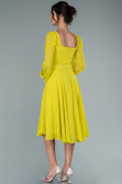 Partykleid Midi Chiffon Pistaziengrün ABK1441