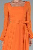 Partykleid Midi Chiffon Orange ABK1441