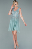 Partykleid Kurz Türkis ABK1451