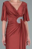 Abendkleid Lang Zimtfarben ABU2443