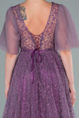 Abendkleid Lang Lavendel ABU2472