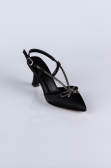 Party-Schuhe Satin Fuchsie AB1084