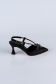 Party-Schuhe Satin Fuchsie AB1084