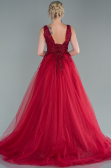 Abendkleid Lang Weinrot ABU2107