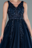 Abendkleid Lang Marineblau ABU2107