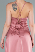 Zwiebelschale Abendkleid Satin Lang ABU1843