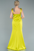 Abschlusskleid Lang Satin Pistaziengrün ABU2479