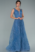 Abendkleid Lang Indigo ABU2418