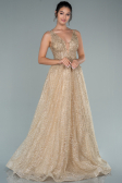 Abendkleid Lang Gold ABU2131
