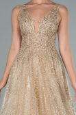 Abendkleid Lang Gold ABU2131