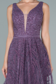 Abendkleid Lang Lavendel ABU2418