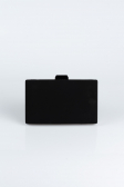 Abendtasche Wildleder Schwarz SH801