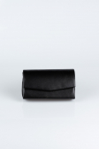 Abendtasche Leder Schwarz SH806