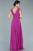 Fuchsie Partykleid Chiffon ABT075