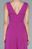 Fuchsie Partykleid Chiffon ABT075