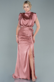 Zwiebelschale Abendkleid Satin Lang ABU2133