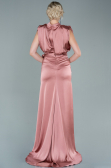 Zwiebelschale Abendkleid Satin Lang ABU2133