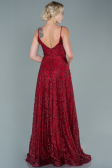 Abendkleid Lang Weinrot ABU2551