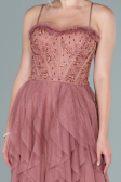 Abendkleid Lang Zimtfarben ABU2552
