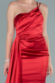 Partykleid Kurz Satin Rot ABK1487