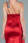 Partykleid Kurz Satin Rot ABK1487