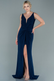 Abendkleid Lang Marineblau ABU2496