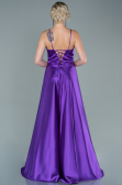 Violette Abendkleid Satin Lang ABU1458