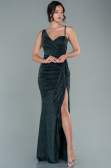 Smaragdgrün Abendkleid Lang ABU2227